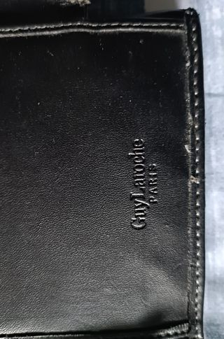 Monedero Billetero Mujer Guy Laroche Negro