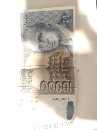 Billete 10000 Pesetas España 1992