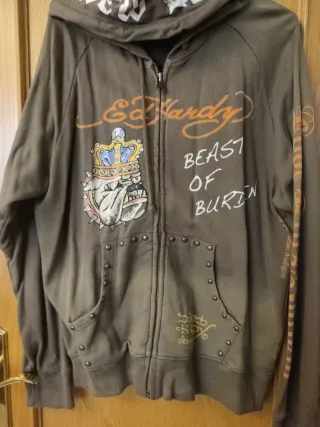 Chaqueta Ed Hardy Bulldog Rock & Roll