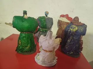 Presepe di carta artigianale