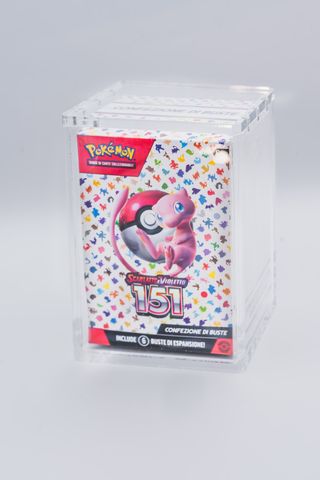 Pokémon Case Teca In Acrilico Booster Bundle