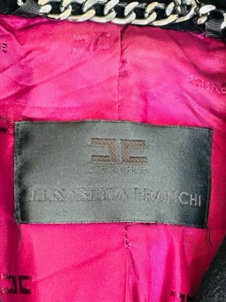 Elisabetta Franchi cappottino nero