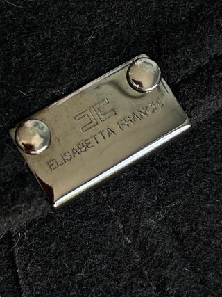 Elisabetta Franchi cappottino nero