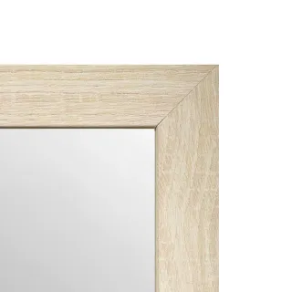 Espejo de pared madera natural clara 35x85