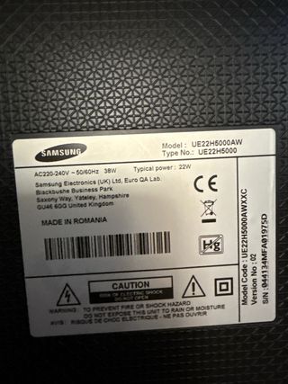Samsung TV 22 Negra