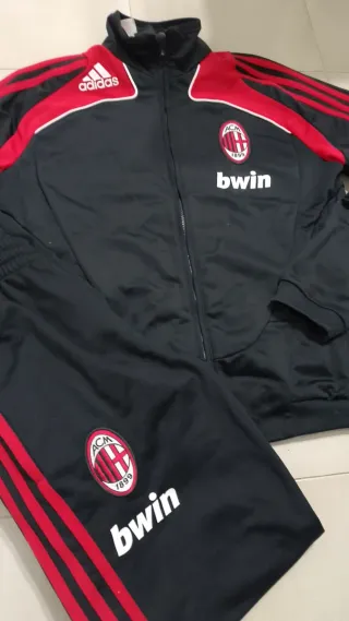 Tuta Adidas AC Milan Bwin tg 14 anni