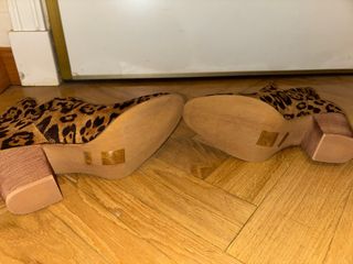 Botines Animal Print Marrones