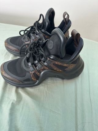 Zapatillas Louis Vuitton Negras y Marrones