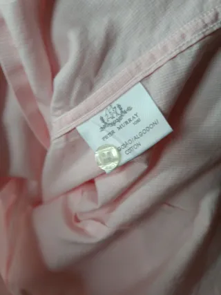 Camisa Peter Murray Rosa cuadros Vichy Manga Corta