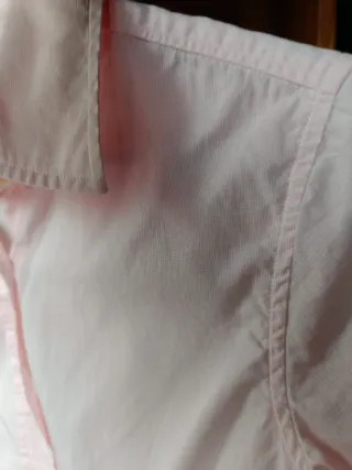 Camisa Peter Murray Rosa cuadros Vichy Manga Corta