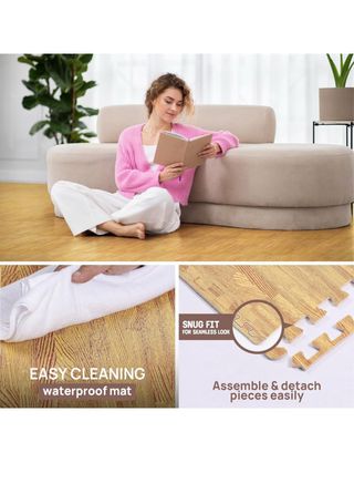 Baldosas EVA Encastrables (12 Sq Ft)