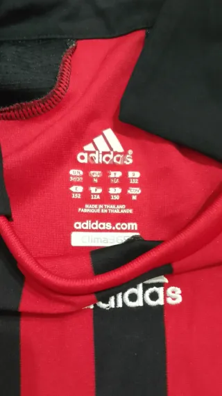 Maglia Calcio Milan Adidas Bwin tg 12 anni