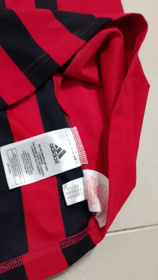 Maglia Calcio Milan Adidas Bwin tg 12 anni