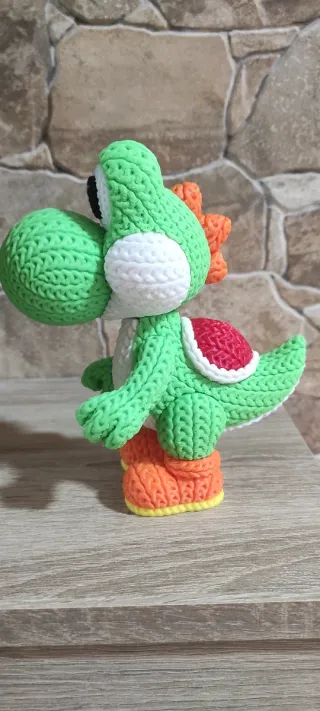 Figura Yoshi Crochet 3D
