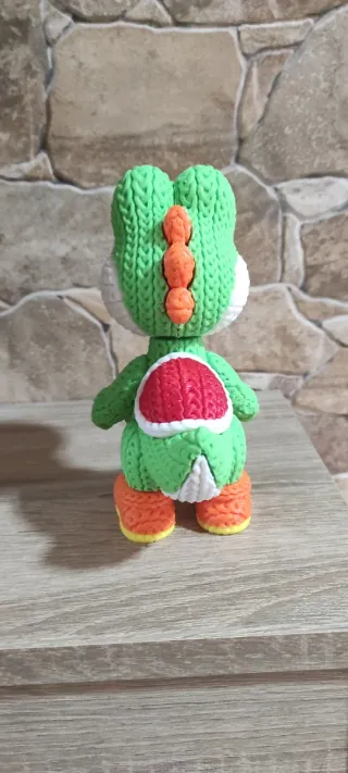Figura Yoshi Crochet 3D