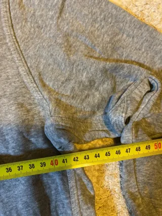 Sudadera Nike Gris Logo Blanco Talla S