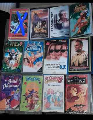 VHS Películas Varias