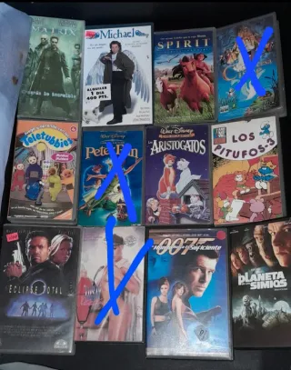 VHS Películas Varias
