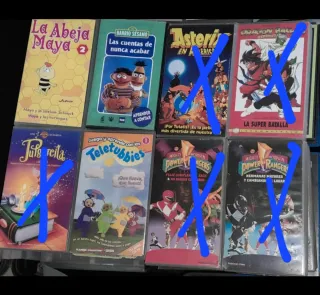 VHS Películas Varias