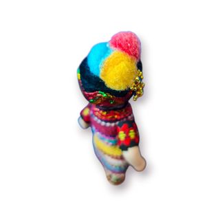 Boneca Porcelana Traje Típico Andino Artesanal