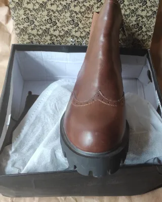 Stivali donna marroni con tacco