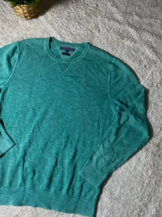 Jersey Tommy Hilfiger verde talla L