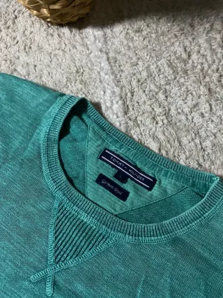 Jersey Tommy Hilfiger verde talla L