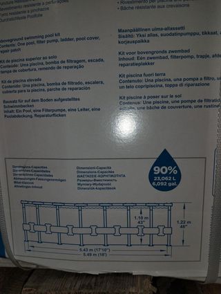 Piscina BESTWAY 549x122x549 cm