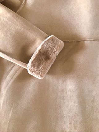 Cappotto Zara Montone Beige Donna