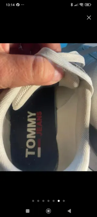 Sneakers uomo Tommy Hilfiger bianche/grigie 42