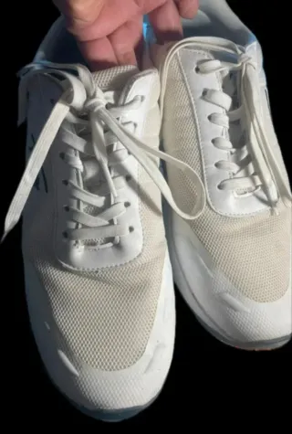 Sneakers uomo Tommy Hilfiger bianche/grigie 42