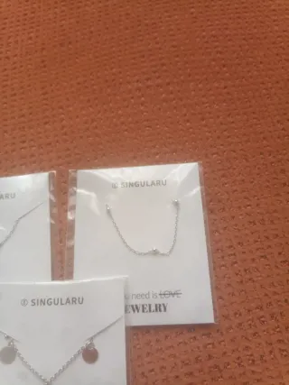 Tres pulseras SINGULARU Plata