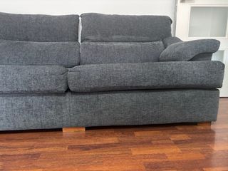 Sofá 3 plazas gris oscuro