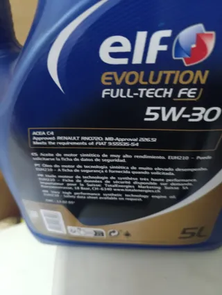 Aceite Elf Evolution Full-Tech FE 5W-30