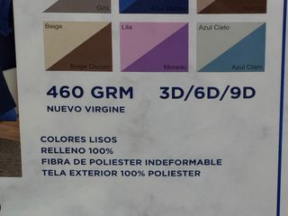 Edredón Nórdico Acolchado 460g/m² Cama 135