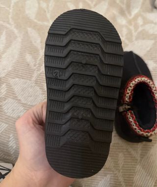 Botas de niño/niña negras con cremallera talla 21