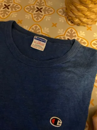 Camiseta Champion Azul Talla XL