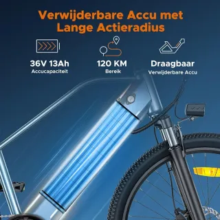 Bicicleta Eléctrica Azul