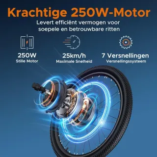 Bicicleta Eléctrica Azul