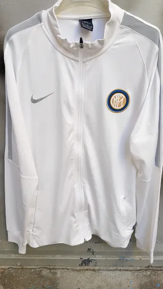 Felpa calcio Inter Nike bianca tg xxl