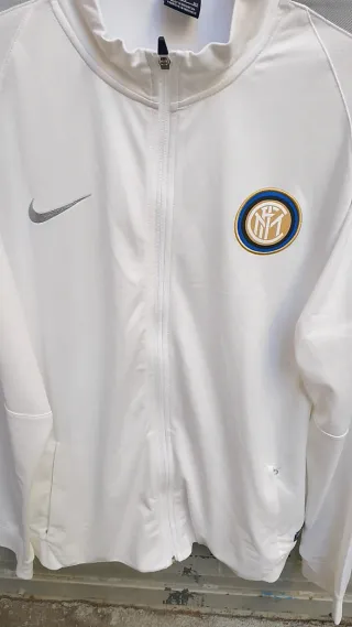Felpa calcio Inter Nike bianca tg xxl