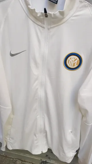 Felpa calcio Inter Nike bianca tg xxl