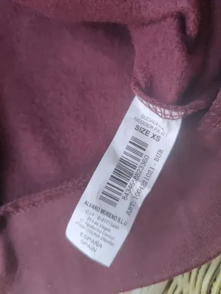 Sudadera Álvaro Moreno granate