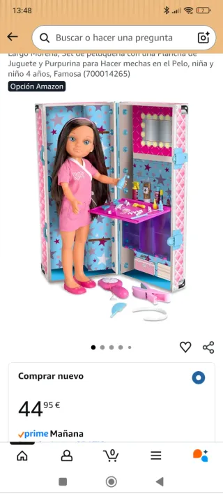 Nancy Peluquería Maletín Accesorios Muñeca