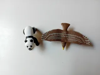 Oso Panda y Águila Playmobil McDonald's