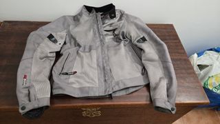 Chaqueta Moto Verano Onbrain Gris Unisex