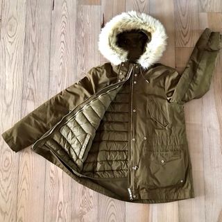 Giaccone/Piumino Zara verde donna