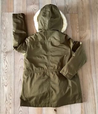 Giaccone/Piumino Zara verde donna