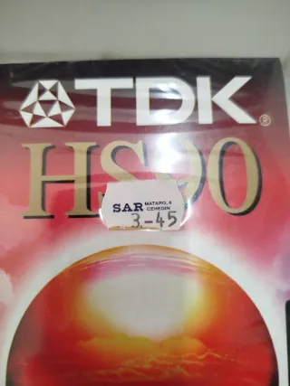 2 Cintas VHS TDK HS90