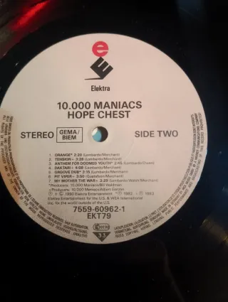 Vinilo 10,000 Maniacs - Hope Chest